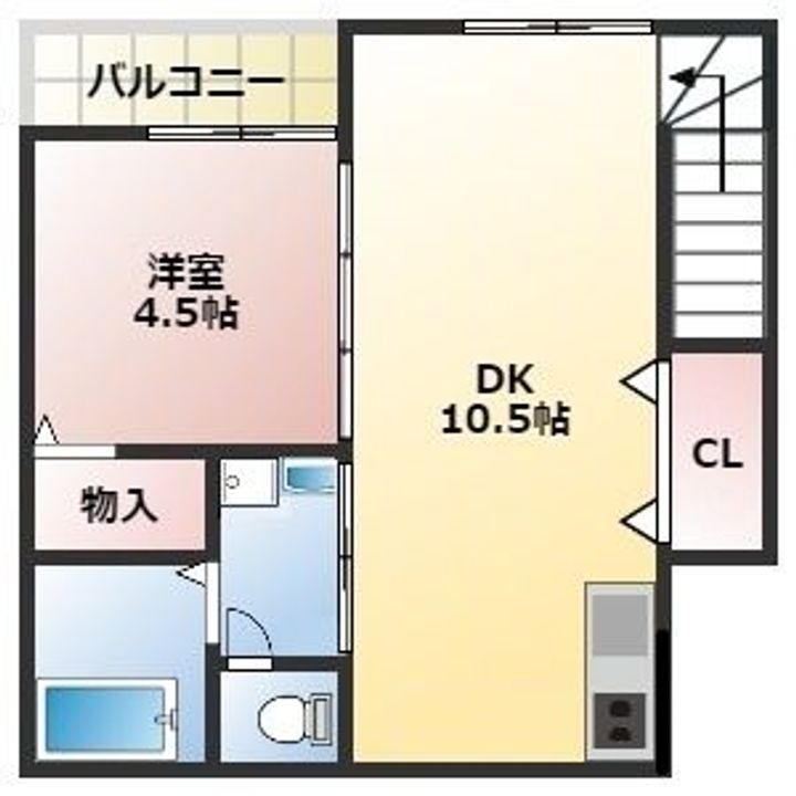 TJ曽屋Aの間取り