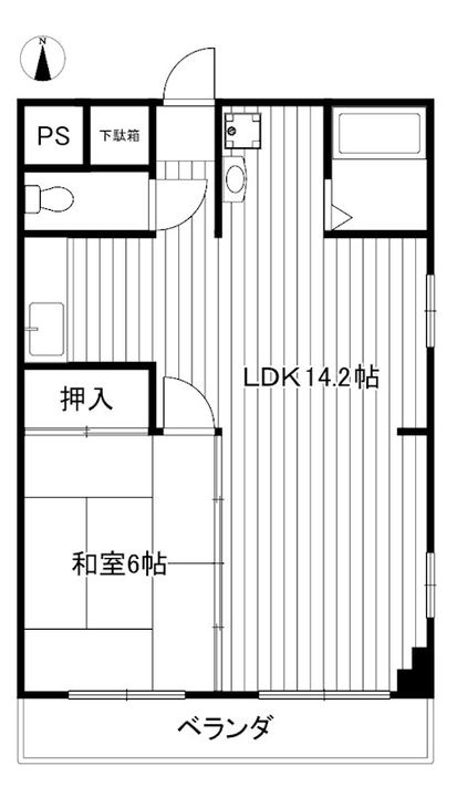 ニューハイム徳丸の間取り
