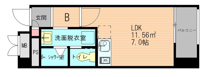 Park Side Village Ray.の間取り