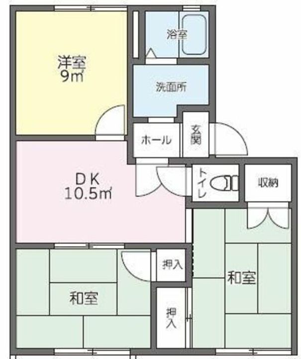 スプルースIV D棟の間取り
