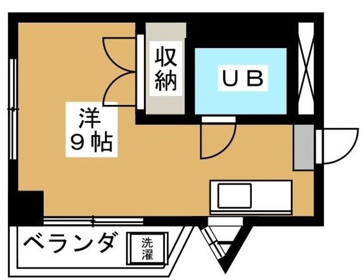 エルムーントビサン1の間取り