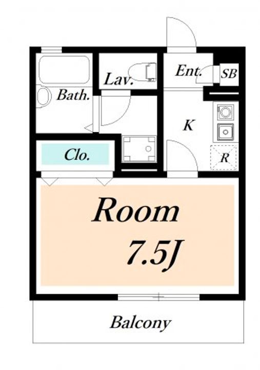 コンフォート北葛西の間取り