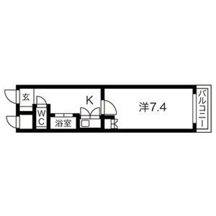 アイルーム亀山山子の間取り