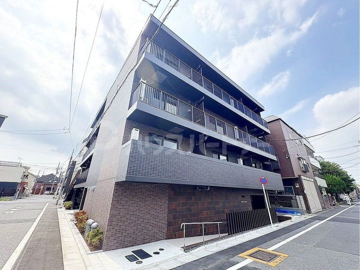 東京都葛飾区西亀有2の賃貸マンションの外観