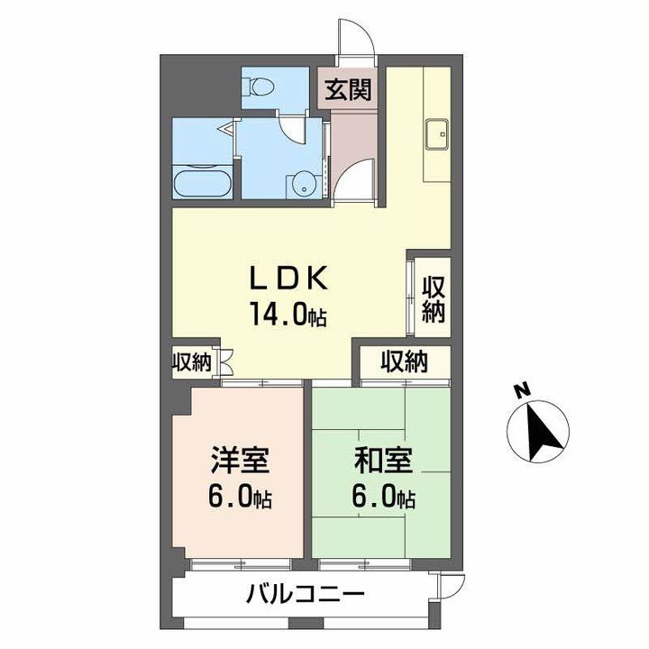 メゾンブランシュの間取り