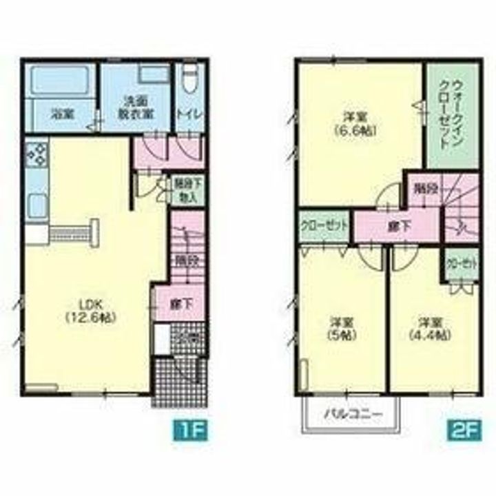 栃木県宇都宮市今宮1(一戸建)の賃貸物件の間取り