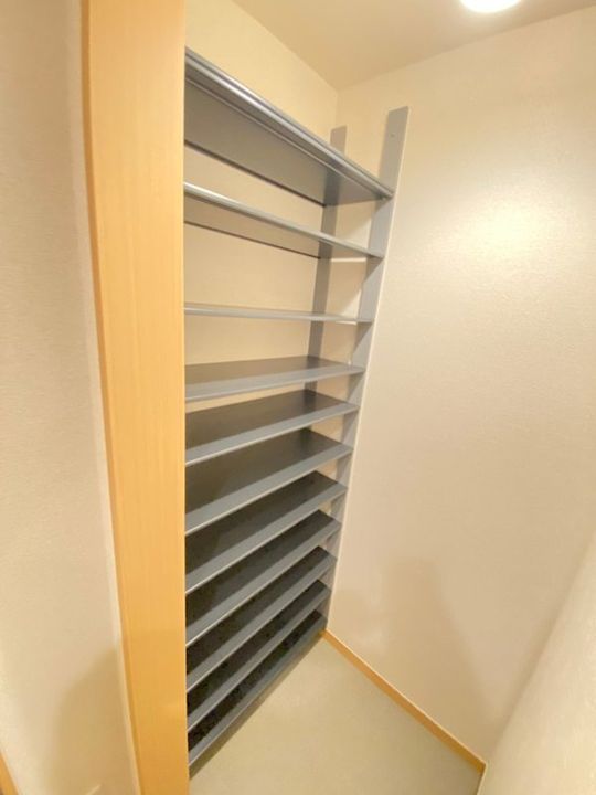 アルメールヤマチュウA棟の玄関