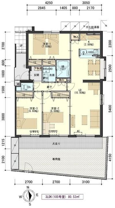 アヴィサーシャフローラの間取り
