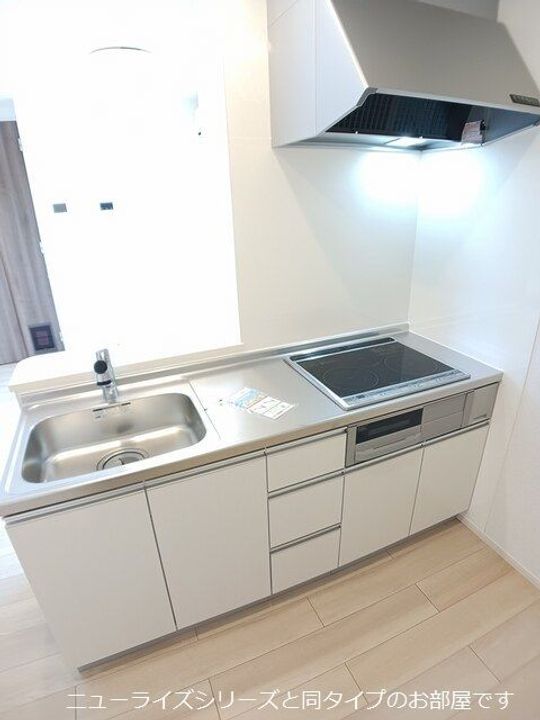 群馬県伊勢崎市茂呂町1(アパート)の賃貸物件のキッチン