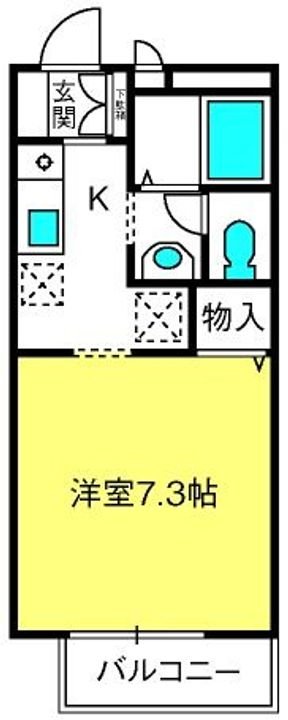 ビーライン本町の間取り