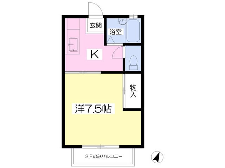 フラッツMの間取り