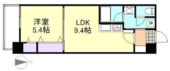 岡山県倉敷市白楽町(マンション)の賃貸物件の間取り