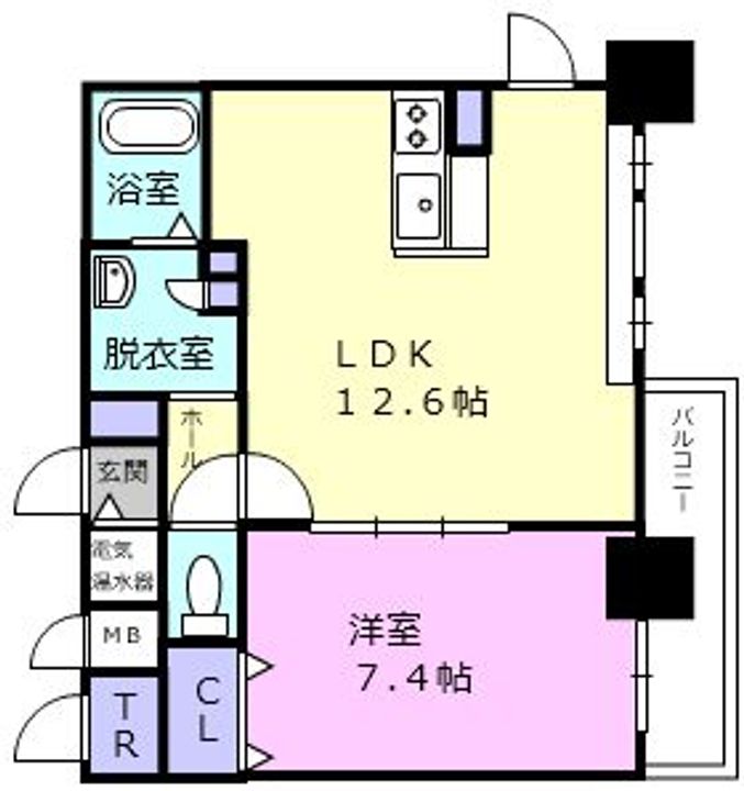 グランドール清水町の間取り