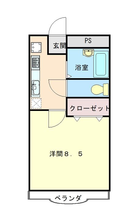 レジデンス・ピュアの間取り