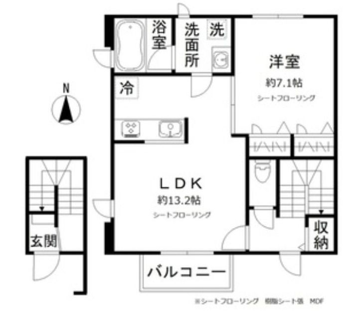神奈川県横浜市瀬谷区瀬谷4の賃貸アパートの玄関