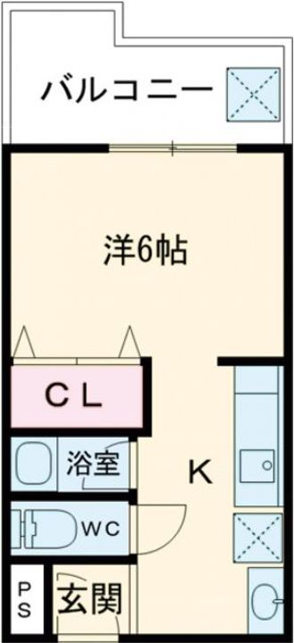 大阪府大東市錦町(マンション)の賃貸物件の間取り
