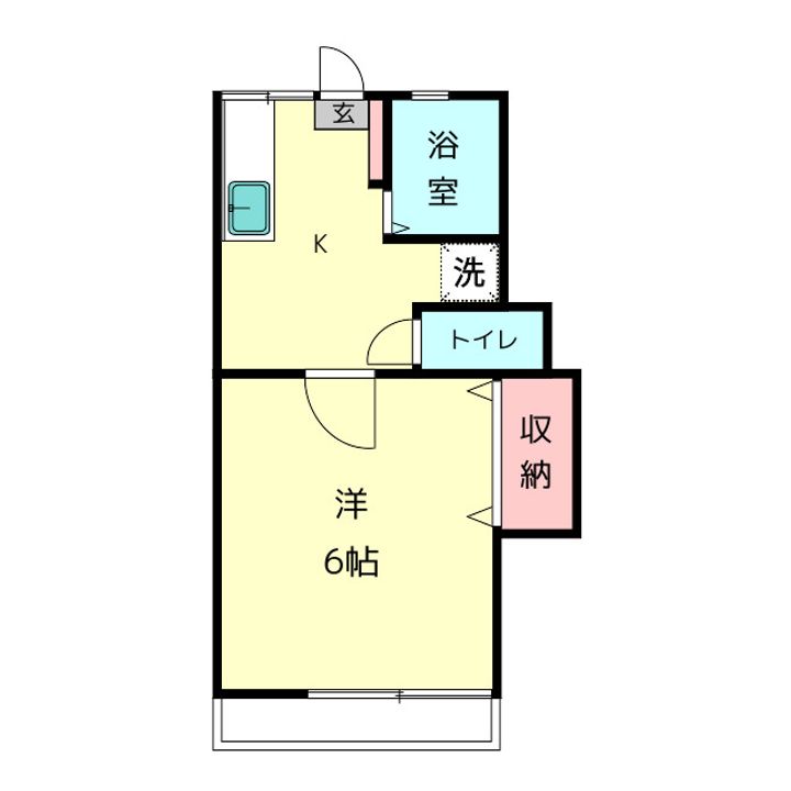 第二東コーポの間取り