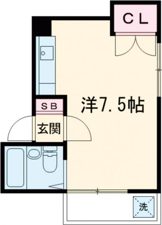 柿の木坂アサヒハイツの間取り