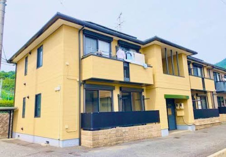 バレイ上温品 A棟の外観