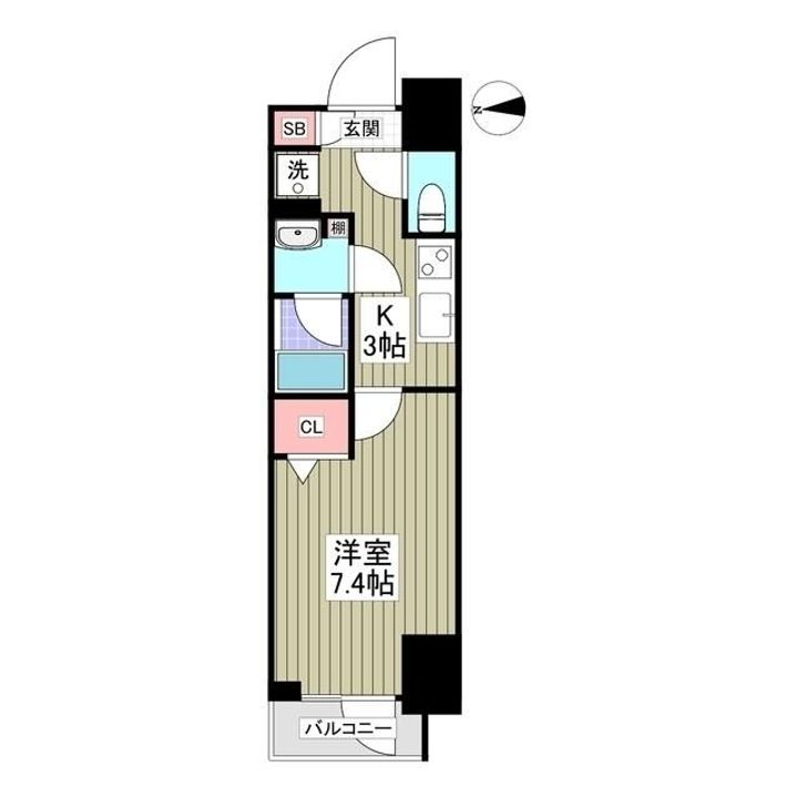 東京都八王子市明神町4(マンション)の賃貸物件の間取り