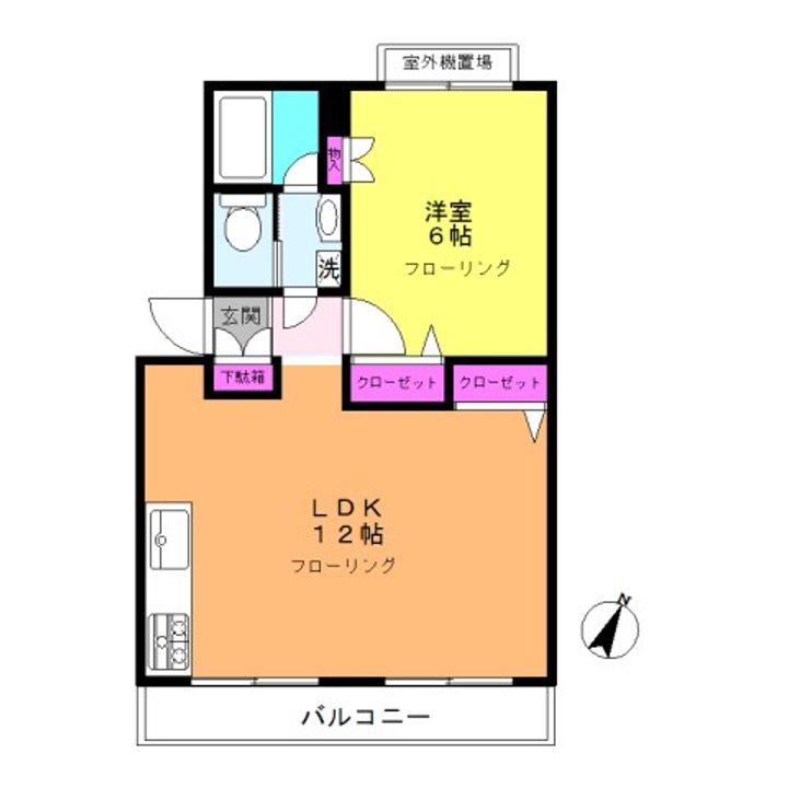 リノス壱番館の間取り