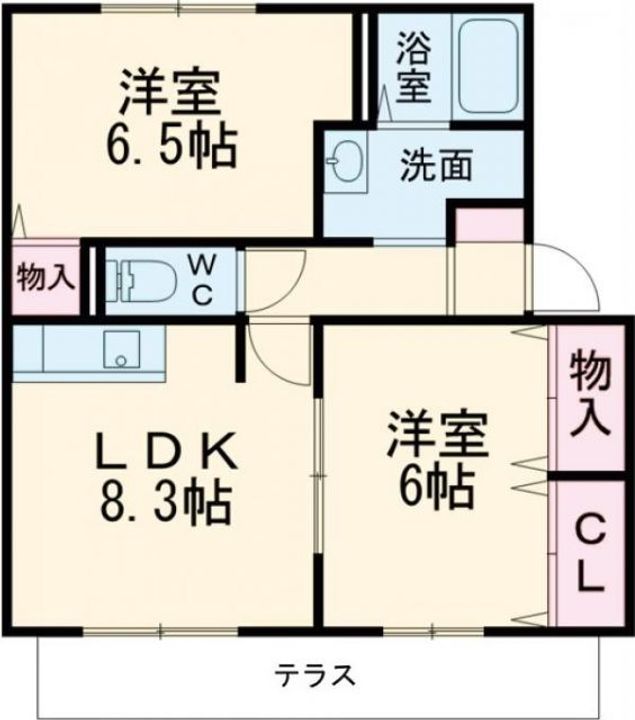 和み B棟の間取り