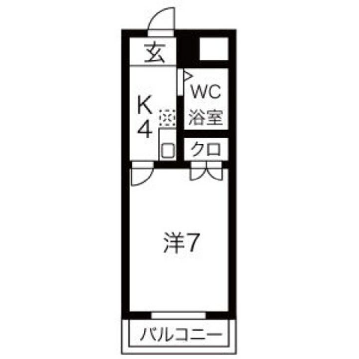 レジェンド草津南の間取り