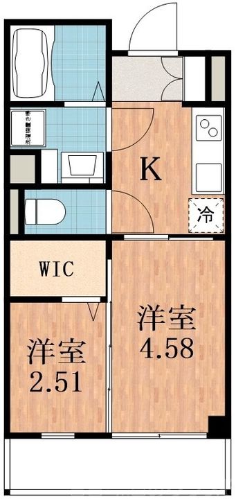 大阪府大阪市住吉区長居東4(マンション)の賃貸物件の間取り