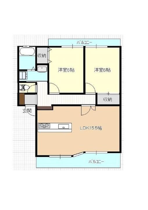 メゾンドゥMIIの間取り