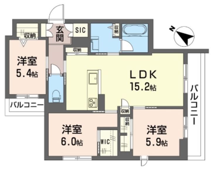 アスターミキの間取り