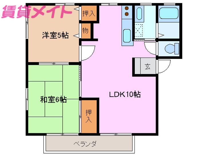 ソレイユの間取り