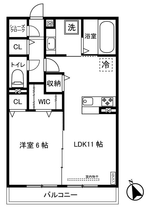 ベベルスペースの間取り