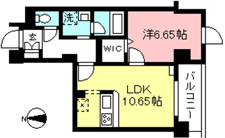 マストライフ KUJIの間取り