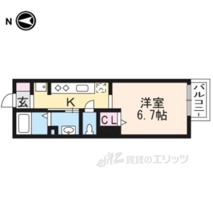 CMM京都駅前の間取り