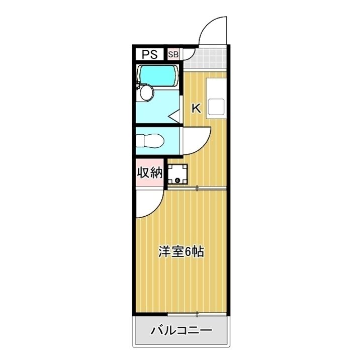 パルリバーサイドIの間取り