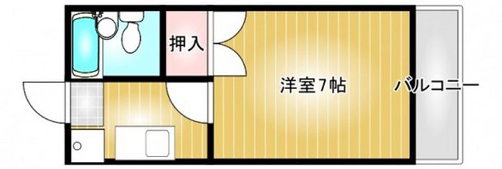 マンションハピネスの間取り