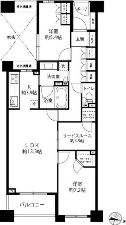 フューズ・コート175の間取り