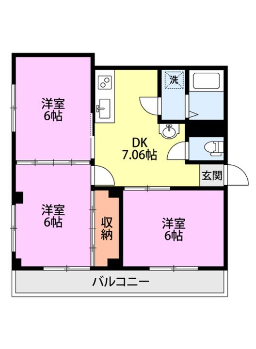 アミュレット駅南の間取り