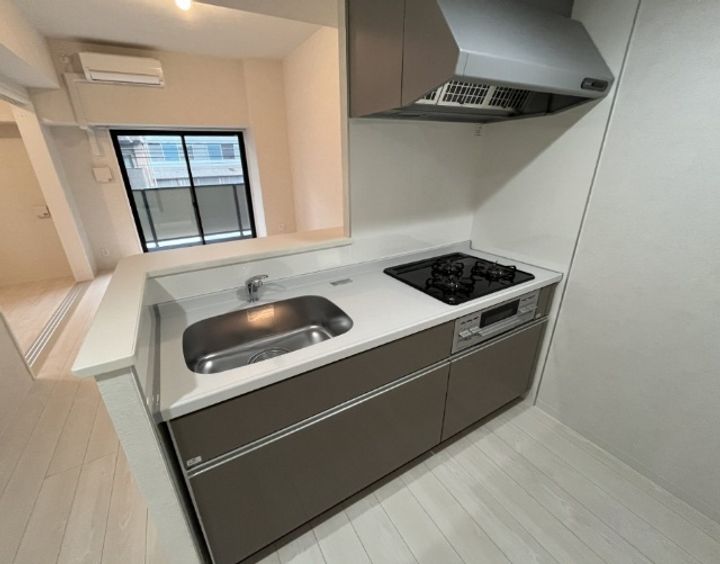 福岡県北九州市小倉北区紺屋町の賃貸マンションのキッチン