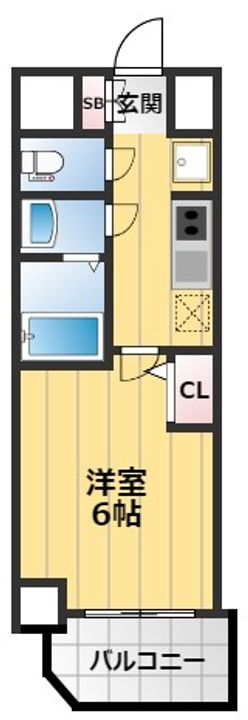S-RESIDENCE都島Luxの間取り