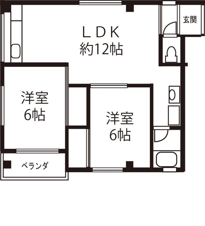 グランデール帝塚山の間取り