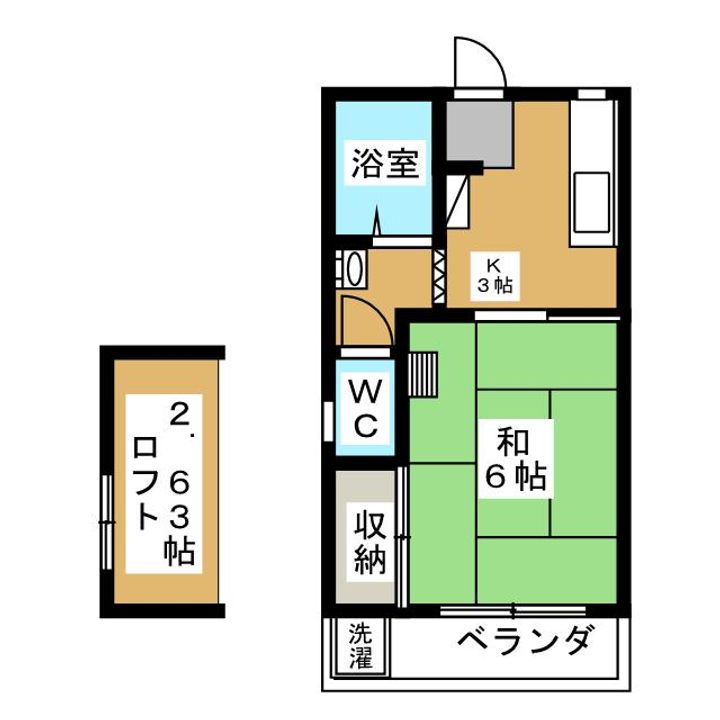 メゾン伊東の間取り