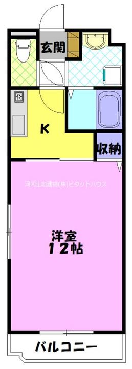 フォレストY&M雀宮 B棟の間取り
