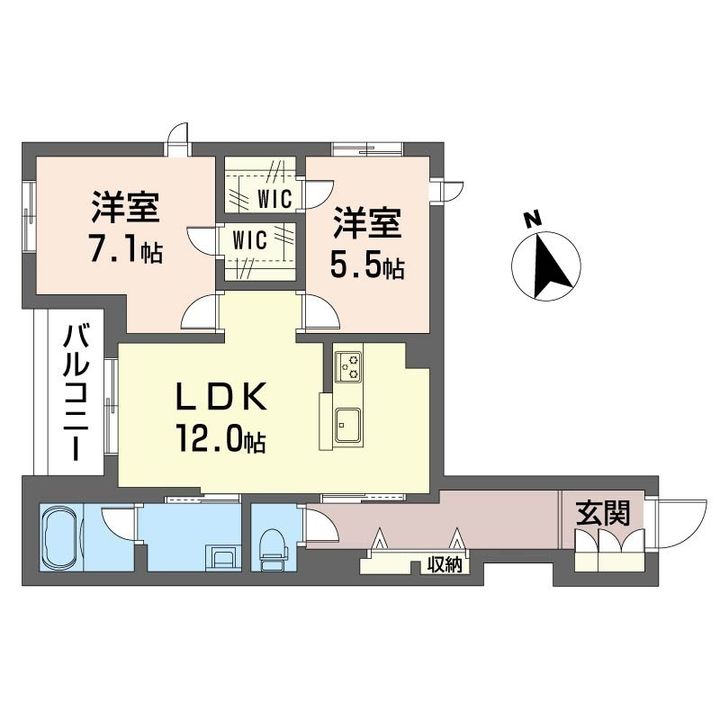 新築シャーメゾン桜並木IIの間取り
