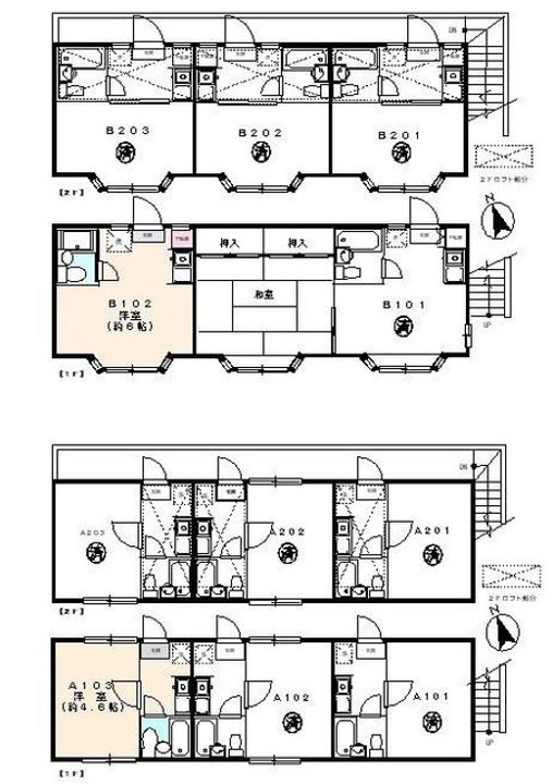 ブルーメゾン B棟の間取り
