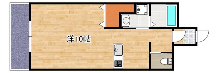 鹿児島県鹿児島市柳町(マンション)の賃貸物件の間取り