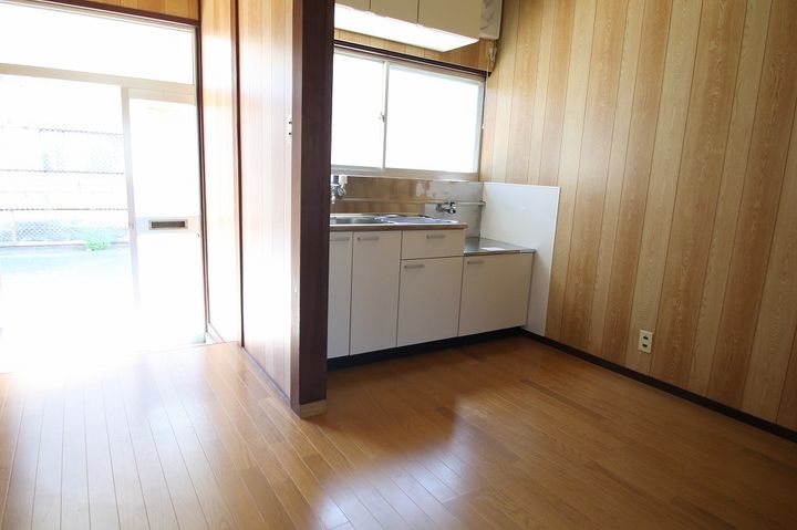 岡山県岡山市北区延友(一戸建)の賃貸物件のキッチン