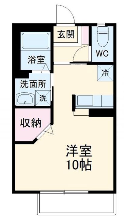 Evoluxe kazo B棟の間取り