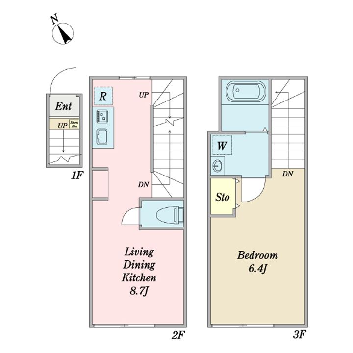 アイコート一橋学園の間取り