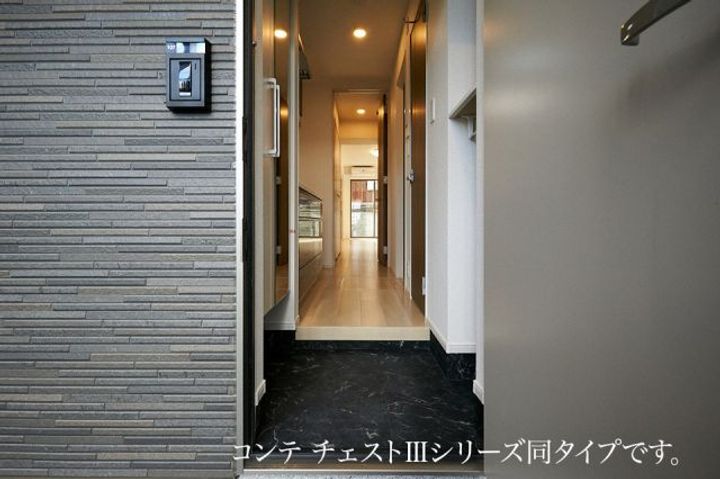 奈良県奈良市学園大和町3(アパート)の賃貸物件の玄関